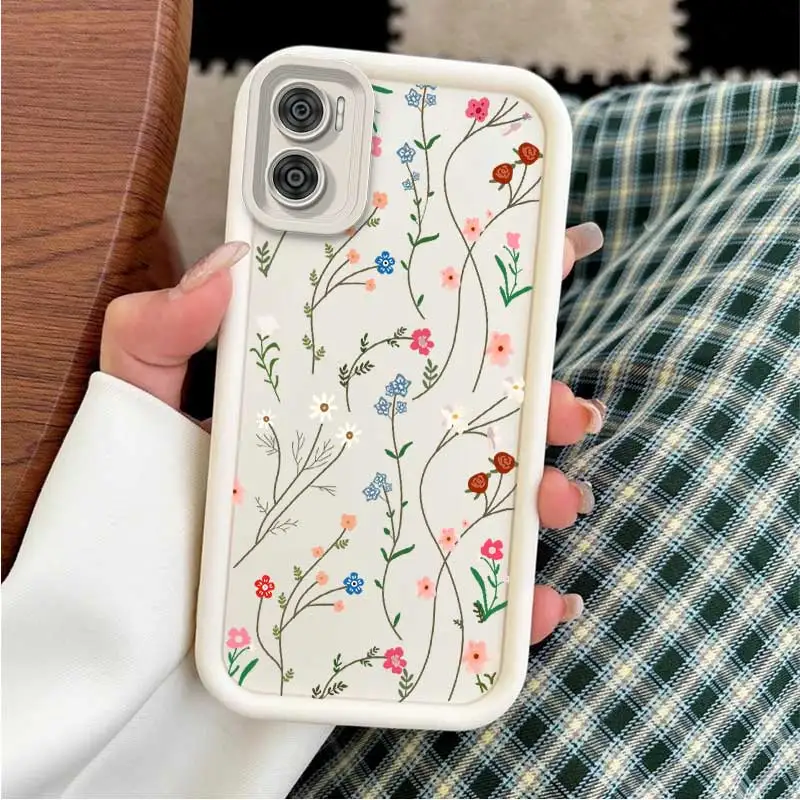 E22 Whispers Among Flowers Sky Eye Ladder Phone Case For Motorola Moto E40 E32 E30 E22i E22 E13 Cover