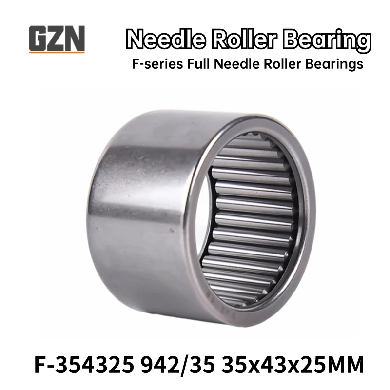 2PCS F-354325 942/35 35x43x25 mm F-series Full Needle Roller Bearing Without Inner Ring