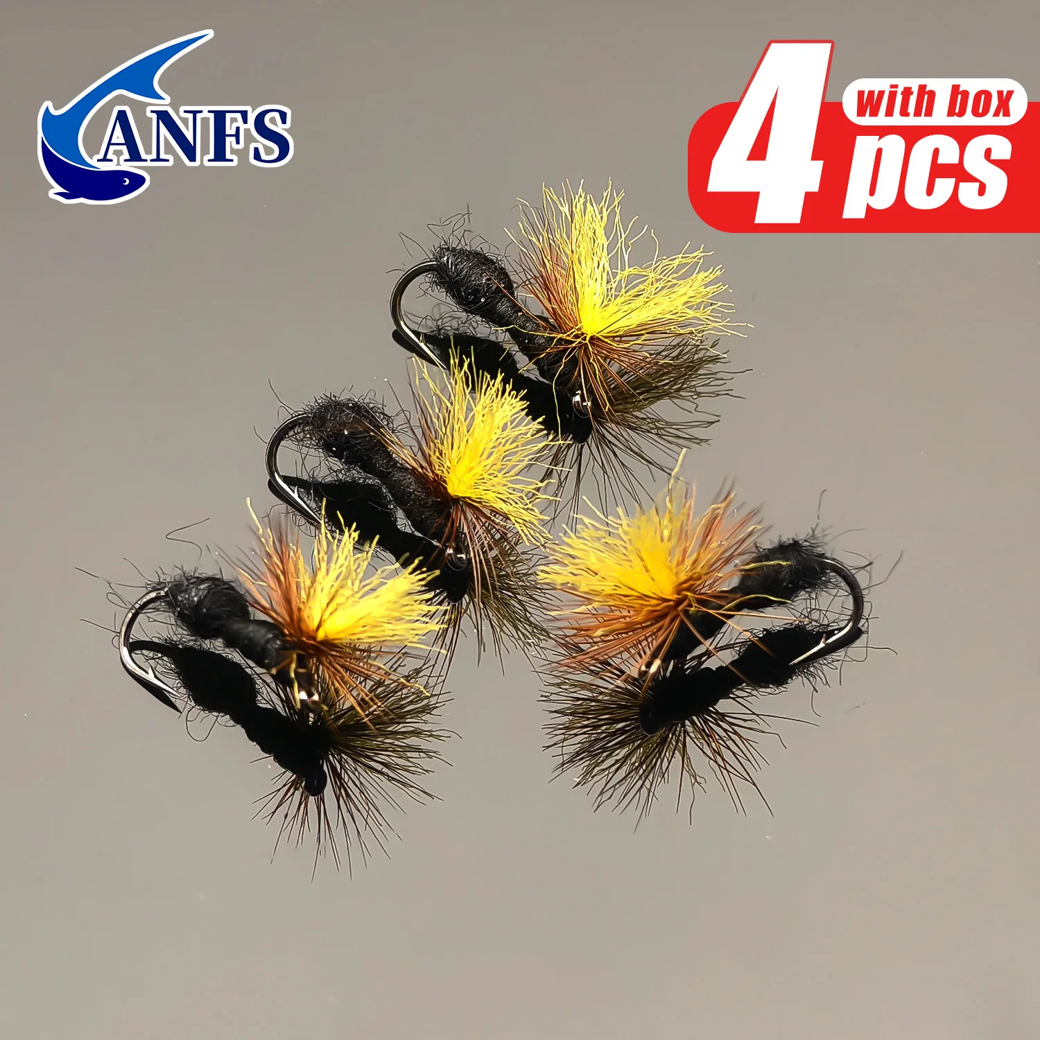 Kit ANFS de Moscas Secas para Trucha con Cajas