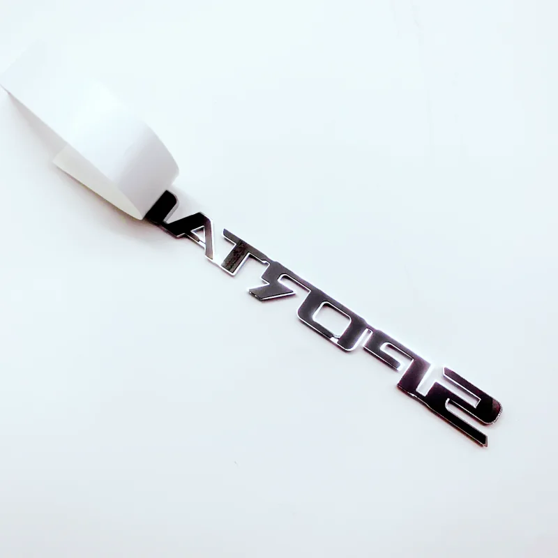1 Piece Of 3D ABS Sports Logo Sticker Suitable For Car Trunk Emblem Bumper Emblem Sticker Design Car Accessories 2