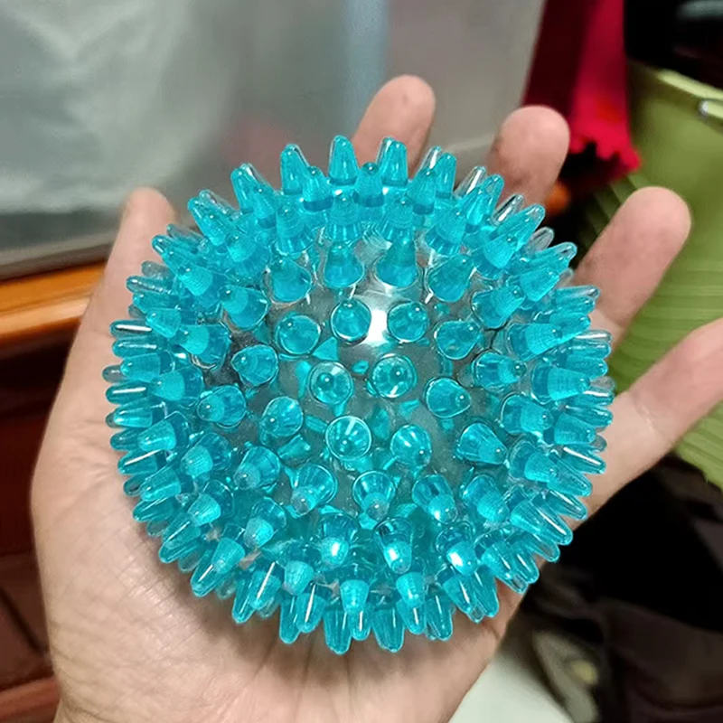 2 個の感覚スパイクボール 7 センチメートルストレスリフレクソロジー作業療法 ADHD 自閉症のおもちゃギフト子供ティーンボーイズガールズ