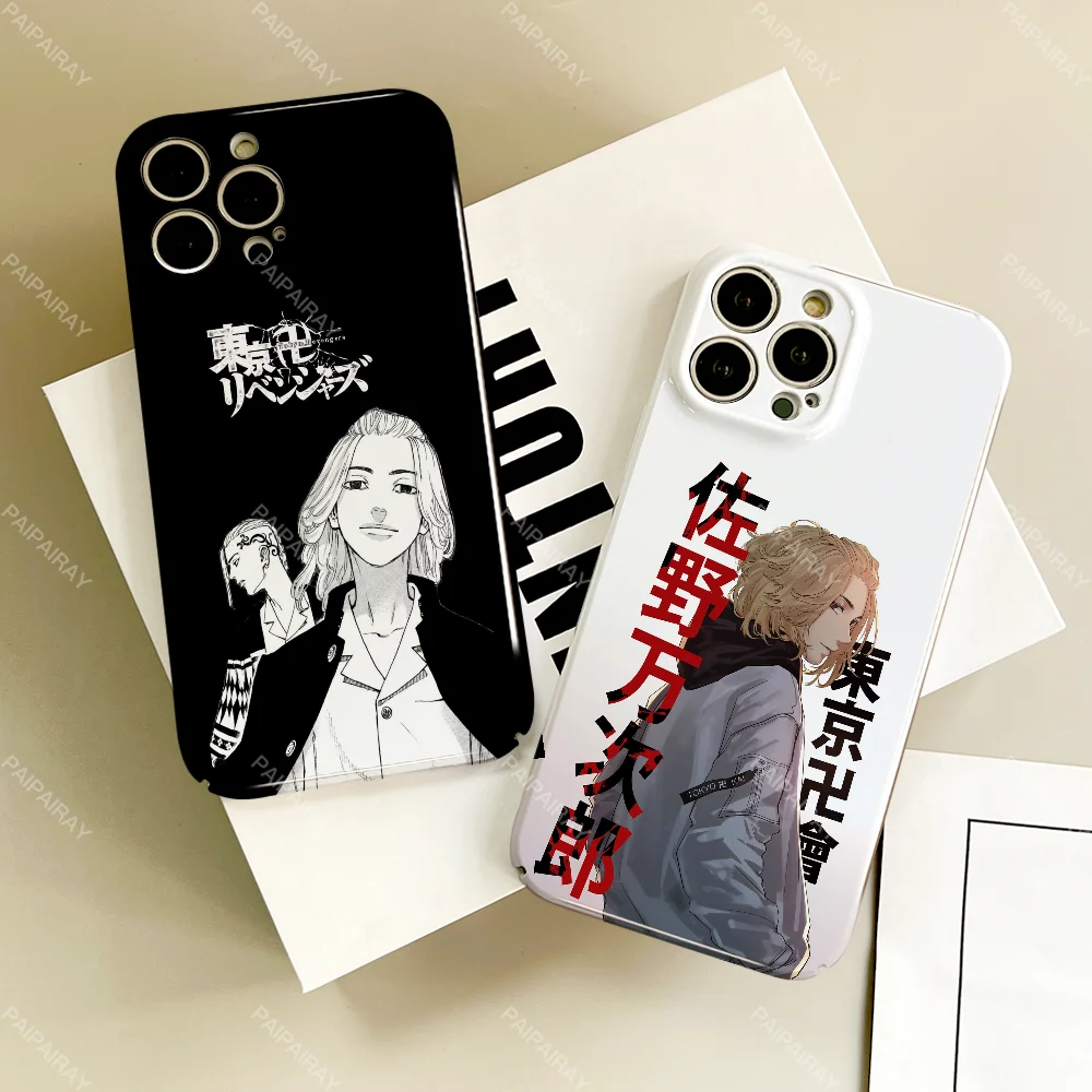 Anime T-Tokyo R-Revengers Phone Case For Samsung S 24 25 23 22 Ultra Plus A 04E 5G HD Hard Cover Film Shell
