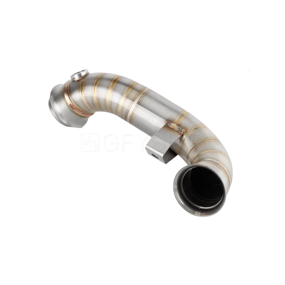 ل KTM 890 Adventure 2021 إلى 24 2025 890 Adventure R, Rally, ADV, L A2 22-25 الهروب دراجة نارية العادم الأوسط وصلة الأنابيب الانزلاق على