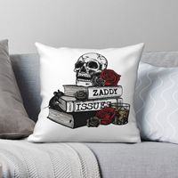 Haunting Adeline Book Zaddy Issues Square Pillowcase Polyester Linen Velvet Creative Zip Decor Sofa Cushion Cover