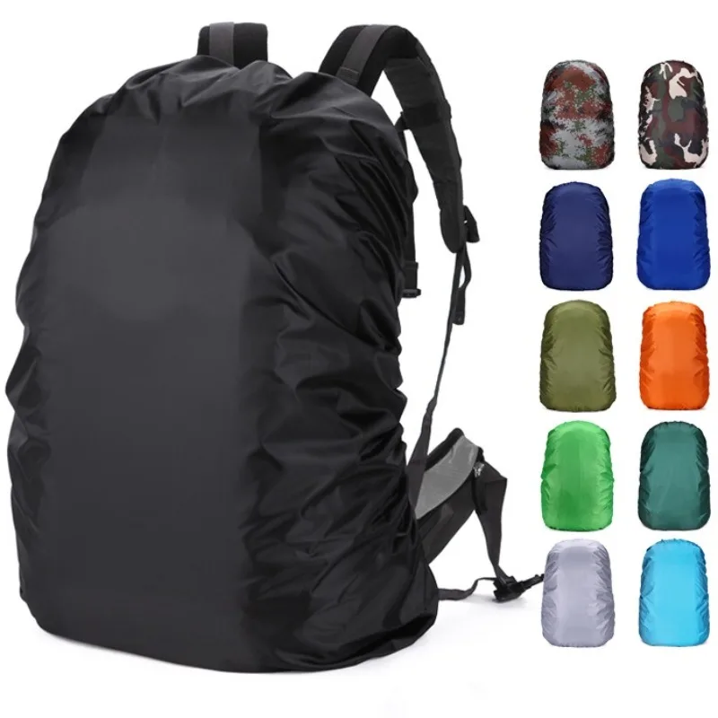 15L-85L Adjustable Backpack Rain Shield Waterproof Heatproof Dustproof Rain Cover Outdoor Camping Hiking Travel Sport Bag Cover