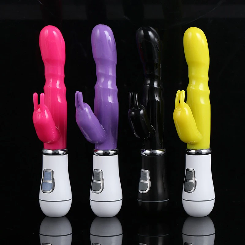 Female Rabbit Vibrator for Women Clitoris Clit Vagina Stimulator 12 Speeds Powerful Vibrating AV Stick Rod Adult Erotic Sex Toys