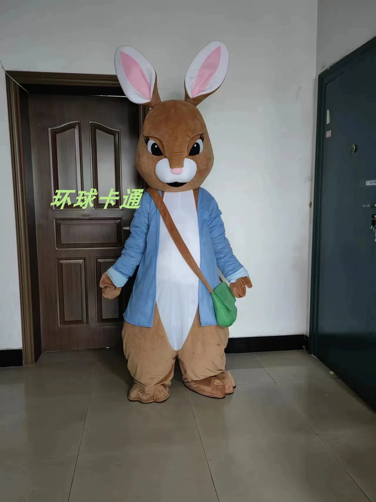 Costume de mascotte de lapin de Pâques pour adultes, lièvre, Halloween, robe de Noël, accessoires complets, tenue, nouveau