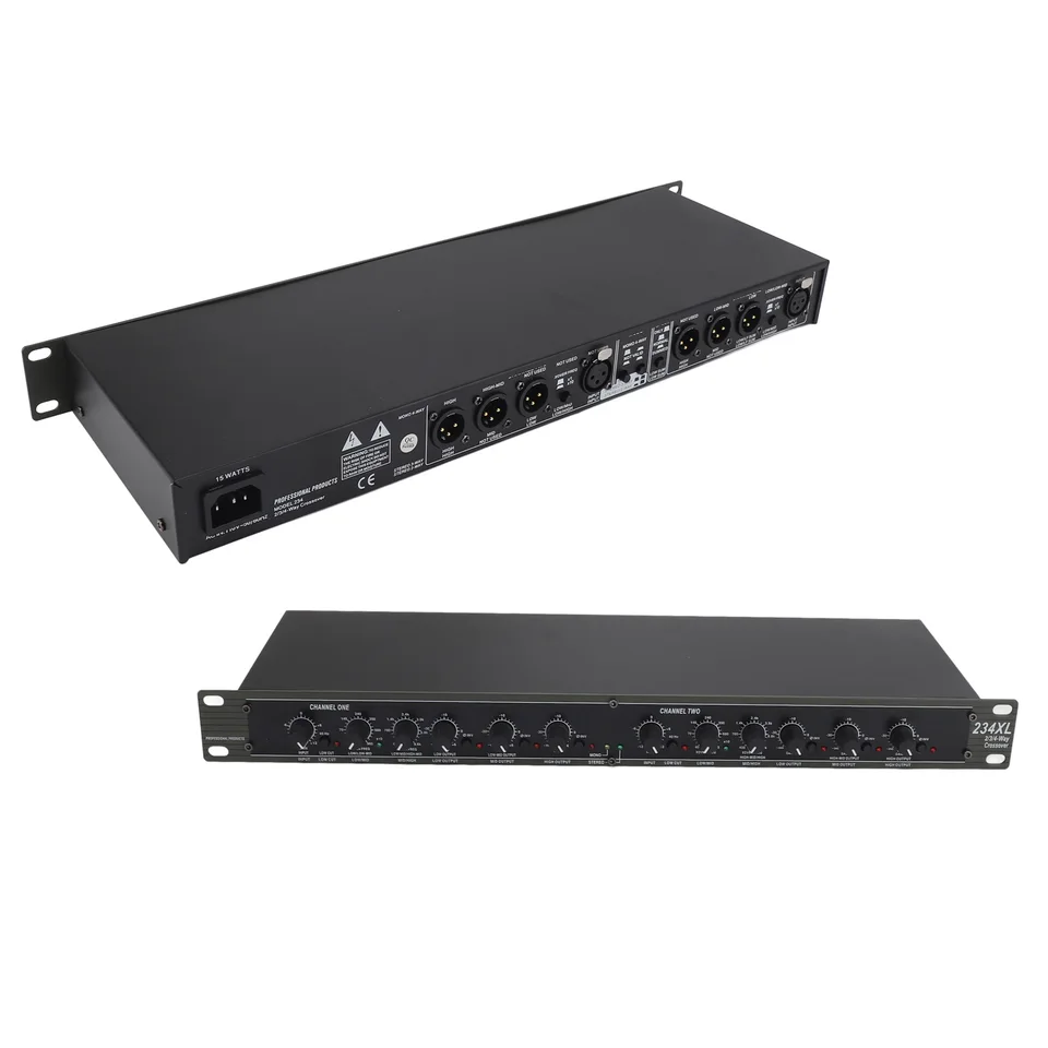 234XL Crossover Professional Stereo 2/3 Way Mono 4 Way Crossover