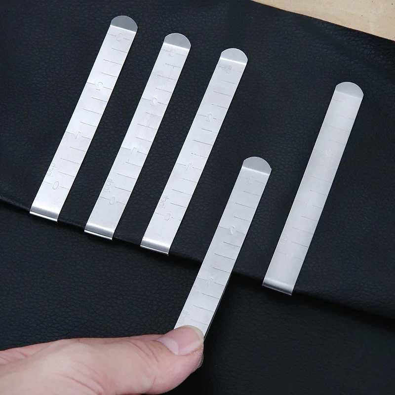 3/5/10 قطعة الخياطة هيمينغ كليب الفولاذ المقاوم للصدأ هيمينغ كليب المعادن العقص كليب النسيج مسطرة قياس DIY بها بنفسك أدوات مشبك الخياطة