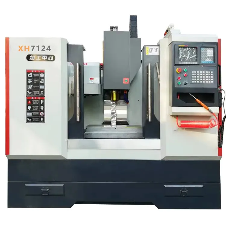 Alta precisión y procesamiento rápido Milg Xk7124 Mini torno Cnc horizontal Hine Mill para metal