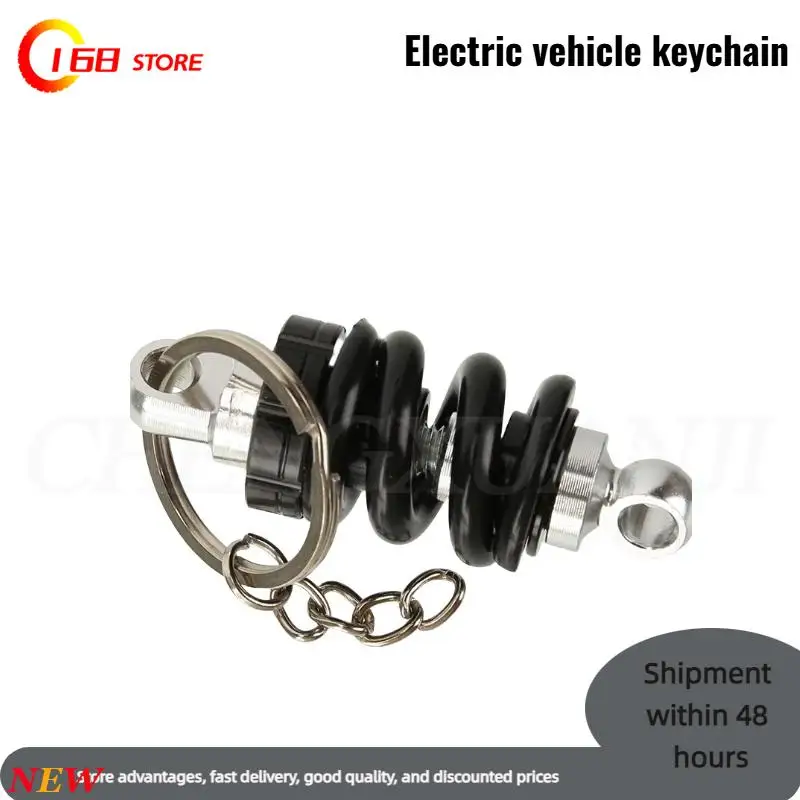 

Aluminum Alloy Shock Absorber Key Ring - Automotive Front Strut Pendant Perfectly Matches Cars & Various Scooters
