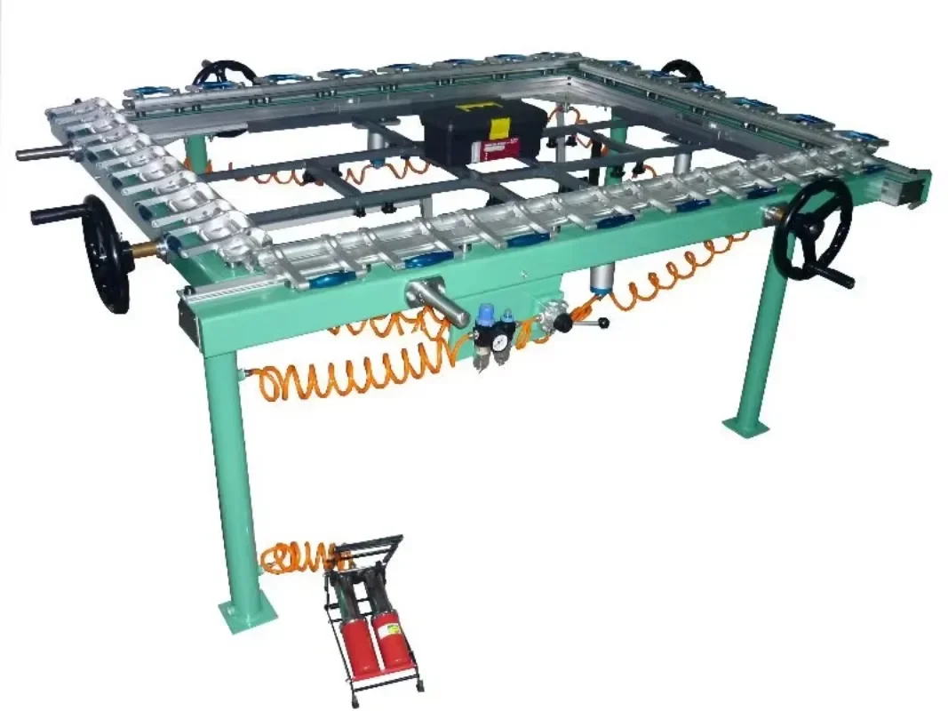 【Best-selling】Fast Clip Manual Silk Screen Stretching Machine / Mesh Stretcher For Sales