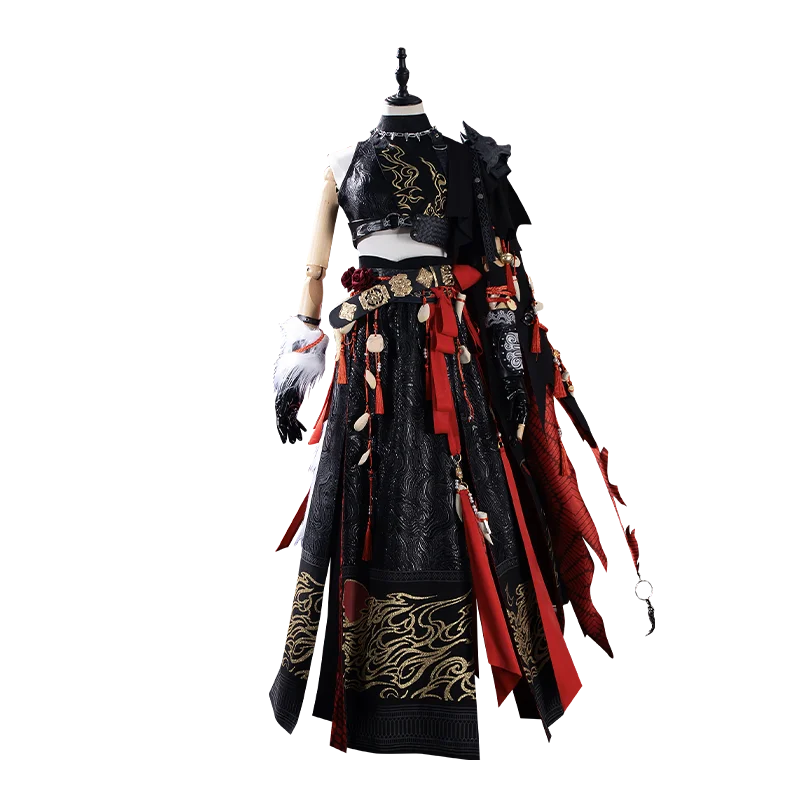 Costume de cosplay style ancien Lune Rugissante Où les vents se rencontrent, ensemble complet pour femmes et hommes, pour Halloween, Comic Con, jeu de rôle