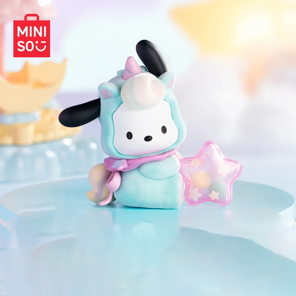 MINISO Anime Kuromi My Melody Cinnamoroll Little Twin Star Fantasy Paradise Series Blind Box Model Doll Toys Desktop Decorations