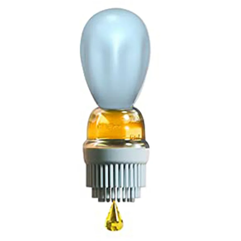 

B45C Кухонная бытовая щетка Встроенный стеклянный масляный горшок Бытовая кисть для количественного масла для выпечки Бутылка масла с кистью