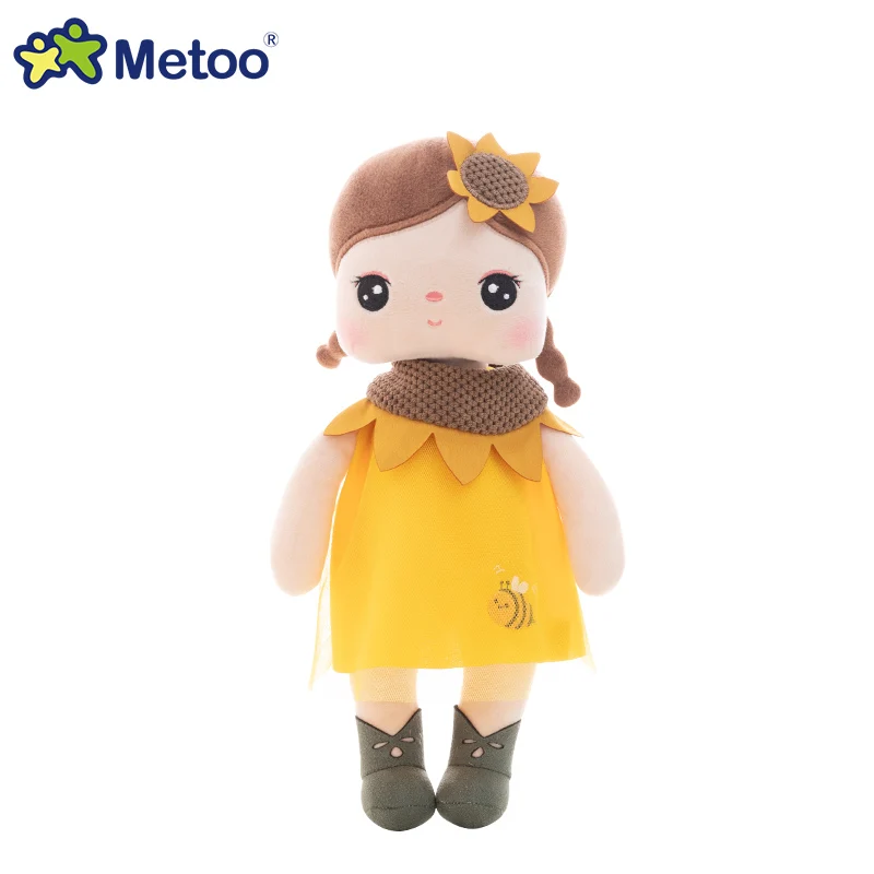 Metoo 33cm Doll Floral Fairy Angela Plush Home Office Bedroom Decoration, Perfect Birthday Baby Shower Xmas Gift Idea for Girl