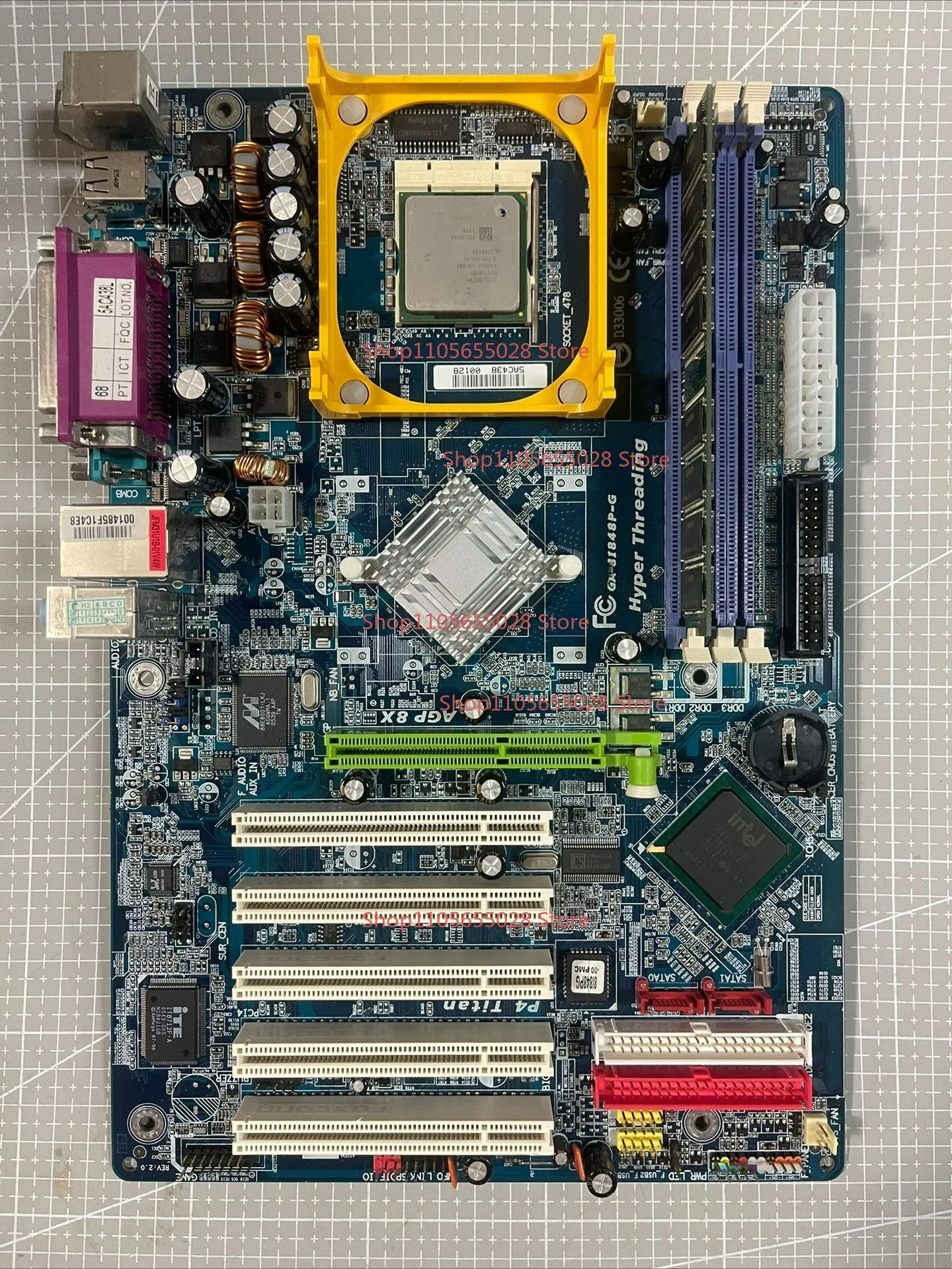For Gigabyte GA-8i848P-G antique computer main board Pentium 4 main board ver2.0