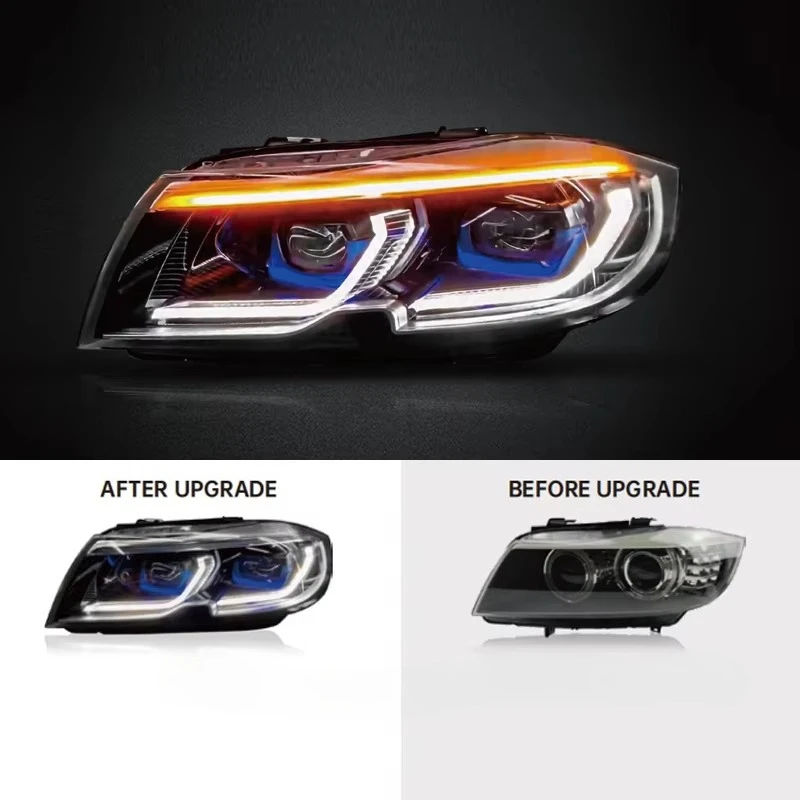 Car  E91 LED Headlights 12V New 6000K Universal Fitment Auto Lighting Systems
