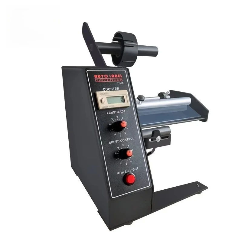 Easy to Operate Fit Width 6-140mm Length 4-60mm 1150D Auto Electric Labeling Machines Automatic Label Dispenser