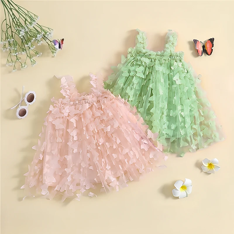 Princess Baby Girl Dress Summer Backless Baby Girls Birthday Party Dresses For 0-5Y Baby Girl Tutu Dress Toddler Girl Clothes