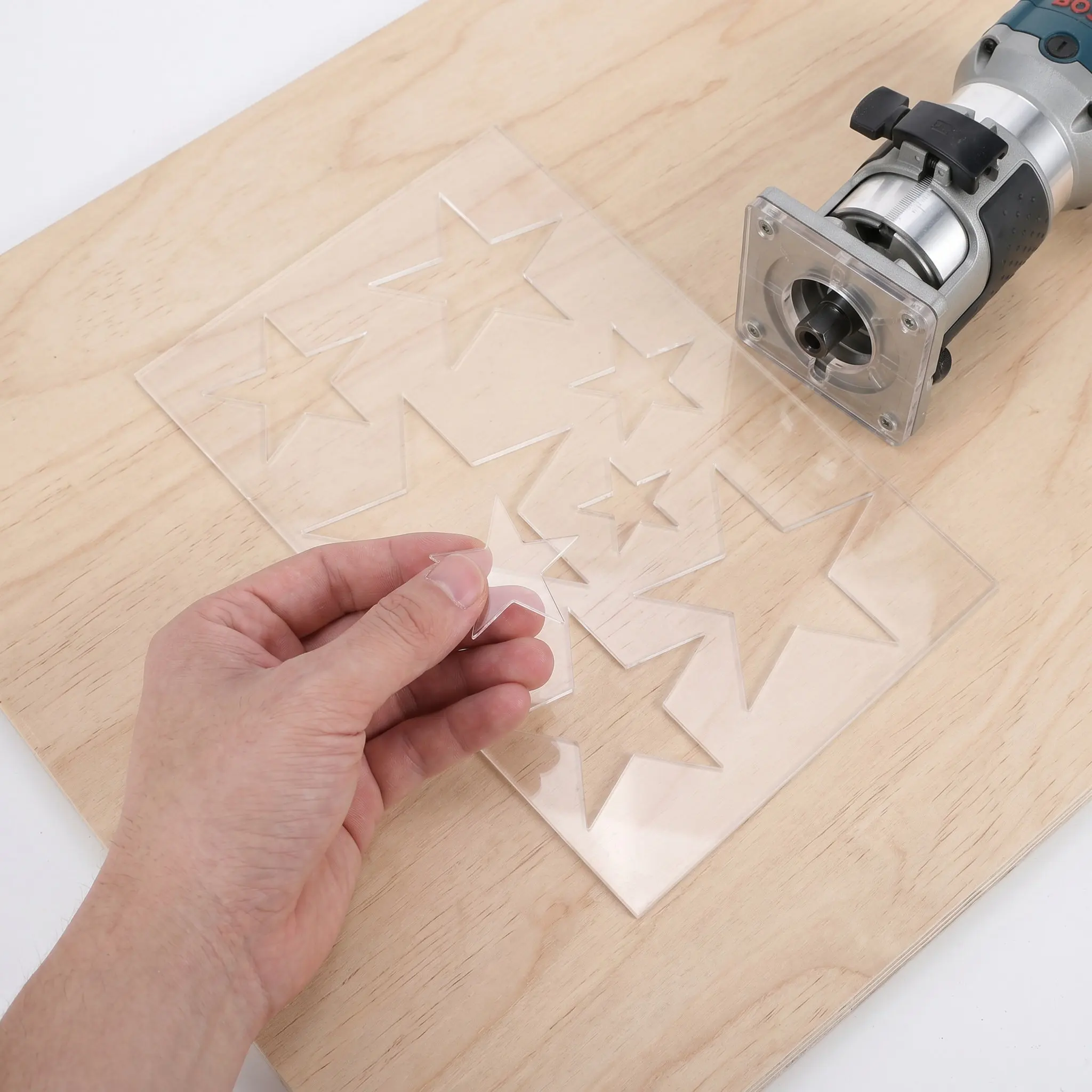 قالب راوتر أكريليك للنجارة، قا - مراجعة Woodworking Templates وسعره