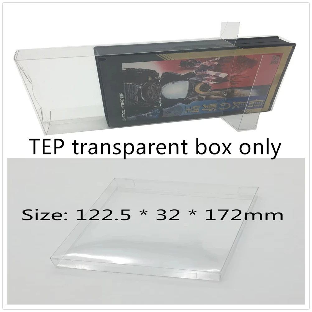 Collection Display Box For Family Computer/FC/KOEI Game Storage Transparent Boxes TEP Shell Clear Collect Case