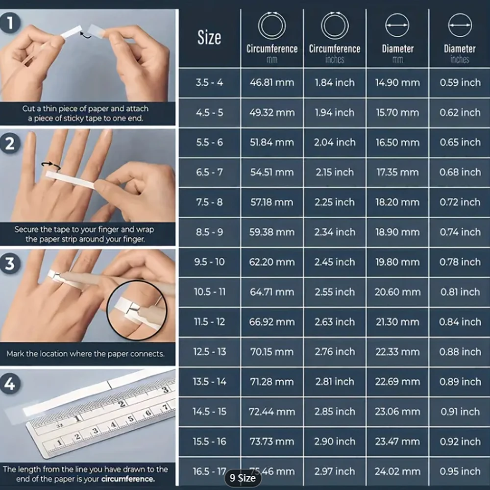 مجموعة خواتم زفاف الزوجين من الحجر الرملي الأزرق مقاس 8 مم - خواتم وعد فضاء المجرة التنغستن للأزواج - أشرطة متطابقة #6