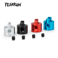 YEAHRUN 5Pcs 4mm Aluminum Alloy Drive Dog Shaft Crutch Connector Paddle Fork for RC Boat Model Upgrade Parts