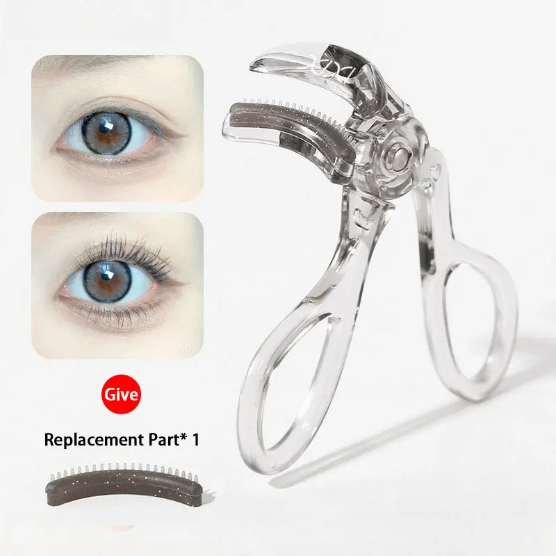

Dual-Type Eyelash Curler with Comb – Wide & Partial Clip Options, Waterproof, Long-Lasting, Natural Curl, Unisex Certified