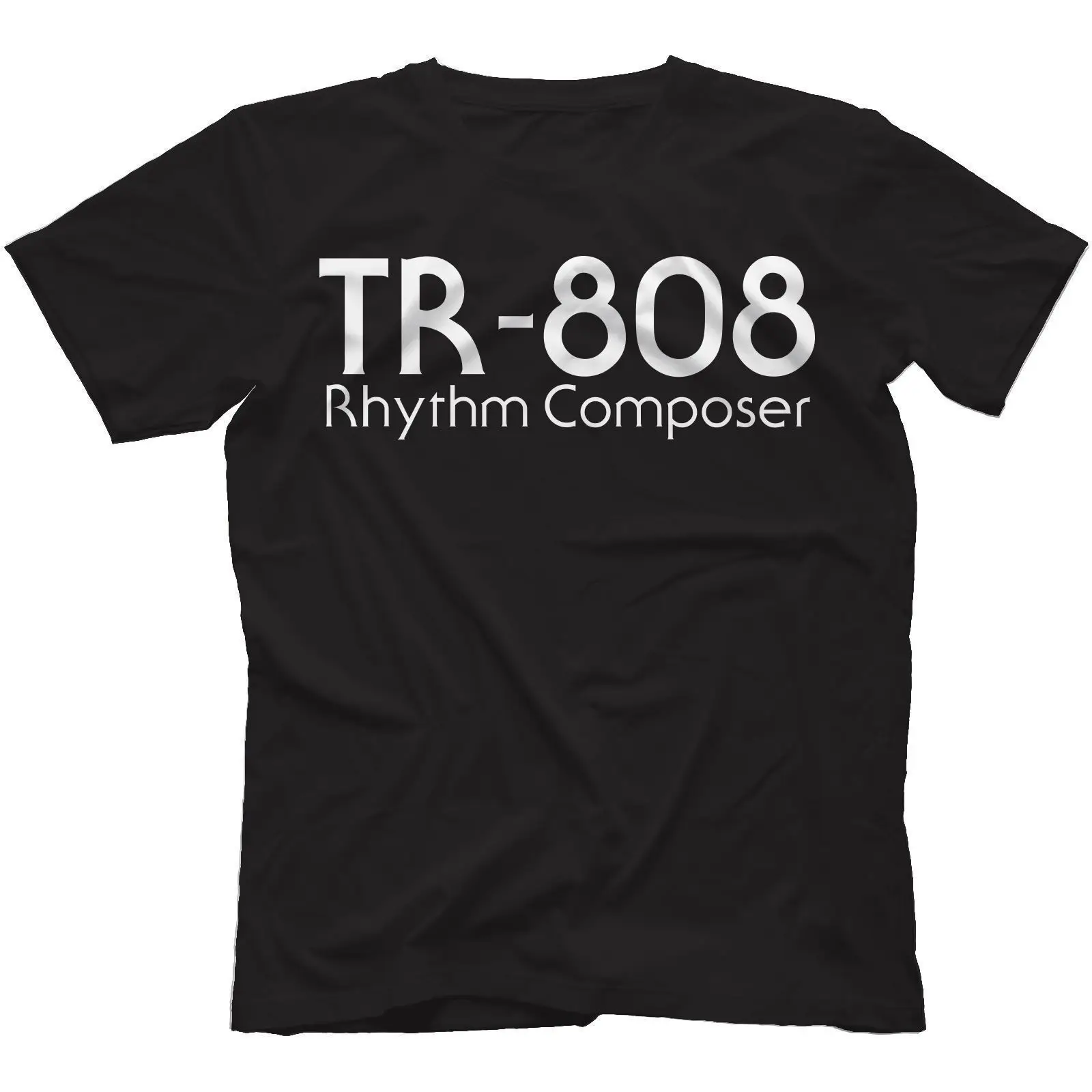 TR-808 T-Shirt Cotton Synthesiser Drum Machine Analog Retro 707 909 Black Tee