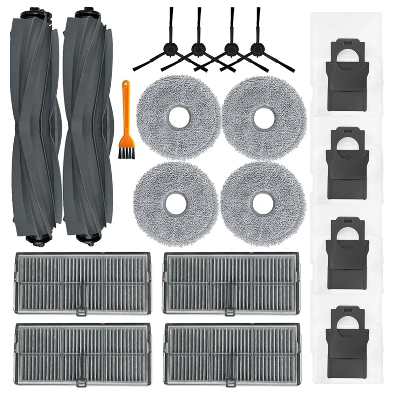 A24P Voor Dreame X30 Ultra X30 Pro Plus Robot Stofzuiger Onderdelen Belangrijkste Zijborstel Hepa Filter Mop Pads Stofzakken