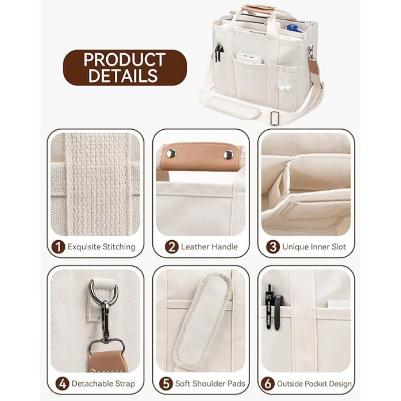 Thumbnail 3 - #23 Latest Canvas Shoulder Tote Updates