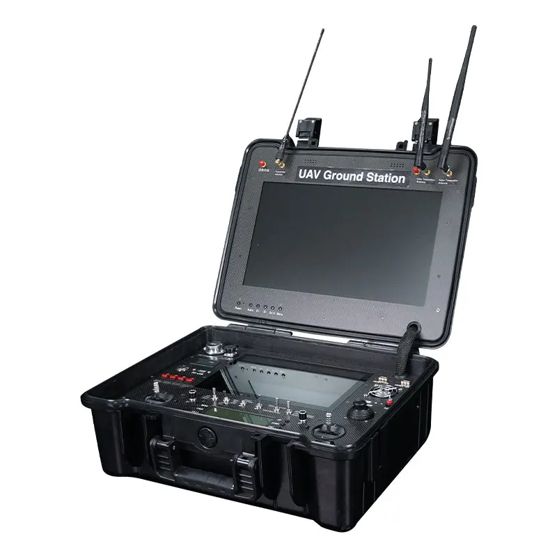 FOXTECH GS03 Drone I7 Computer Ground Control Station GCS Remote Control Radio Controller For UAVs