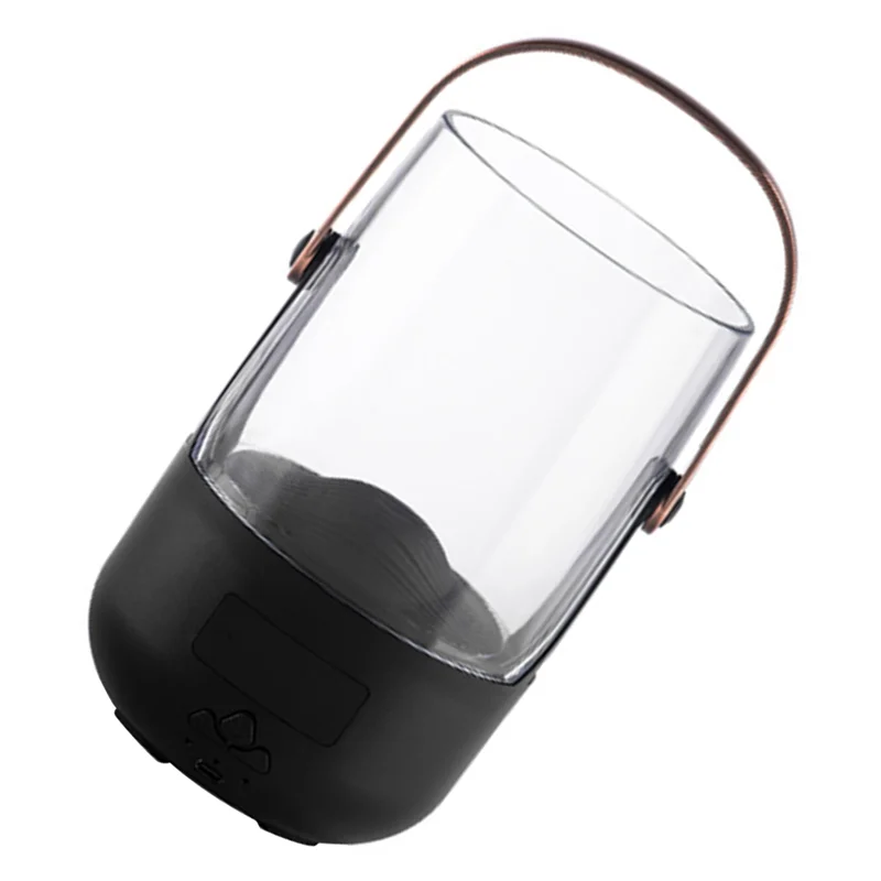 Umidificador com design de chama N89R e difusor de óleo essencial com mudança de cor LED e alimentação USB