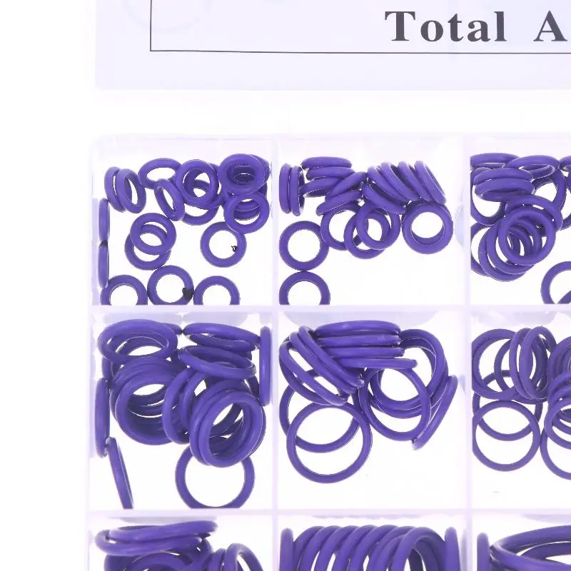 

225/265Pcs 3 Colors Sealing Elastic Band Rubber O-Ring Set Gaskets Seal Nitrile Rubber Bands High Pressure O-Rings Repair Kit