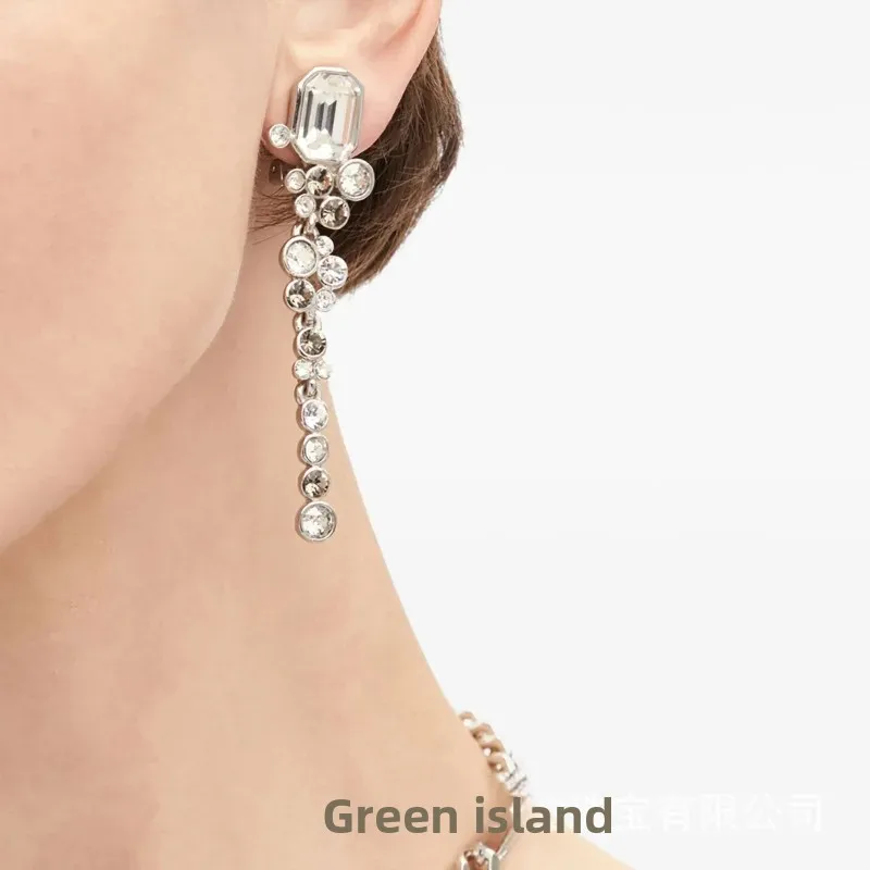 أوسكار دي لا رينتا خمر باتينا طويلة المتضخم الكتف الأذن كليب أنيقة تصميم رنين الشعور مجوهرات اكسسوارات