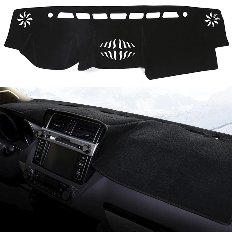 Car Dashboard Cover Dash Mat Sun Shade Instrume Panel Carpets Accessories For Toyota Land Cruiser Prado 150 FJ150 2010~2019 2020