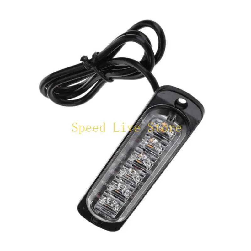 547C 4X Bright Warning Lights Low Profile Design Daytime Running Light Perfect For Emergency Vehicles And Logistics Fleets