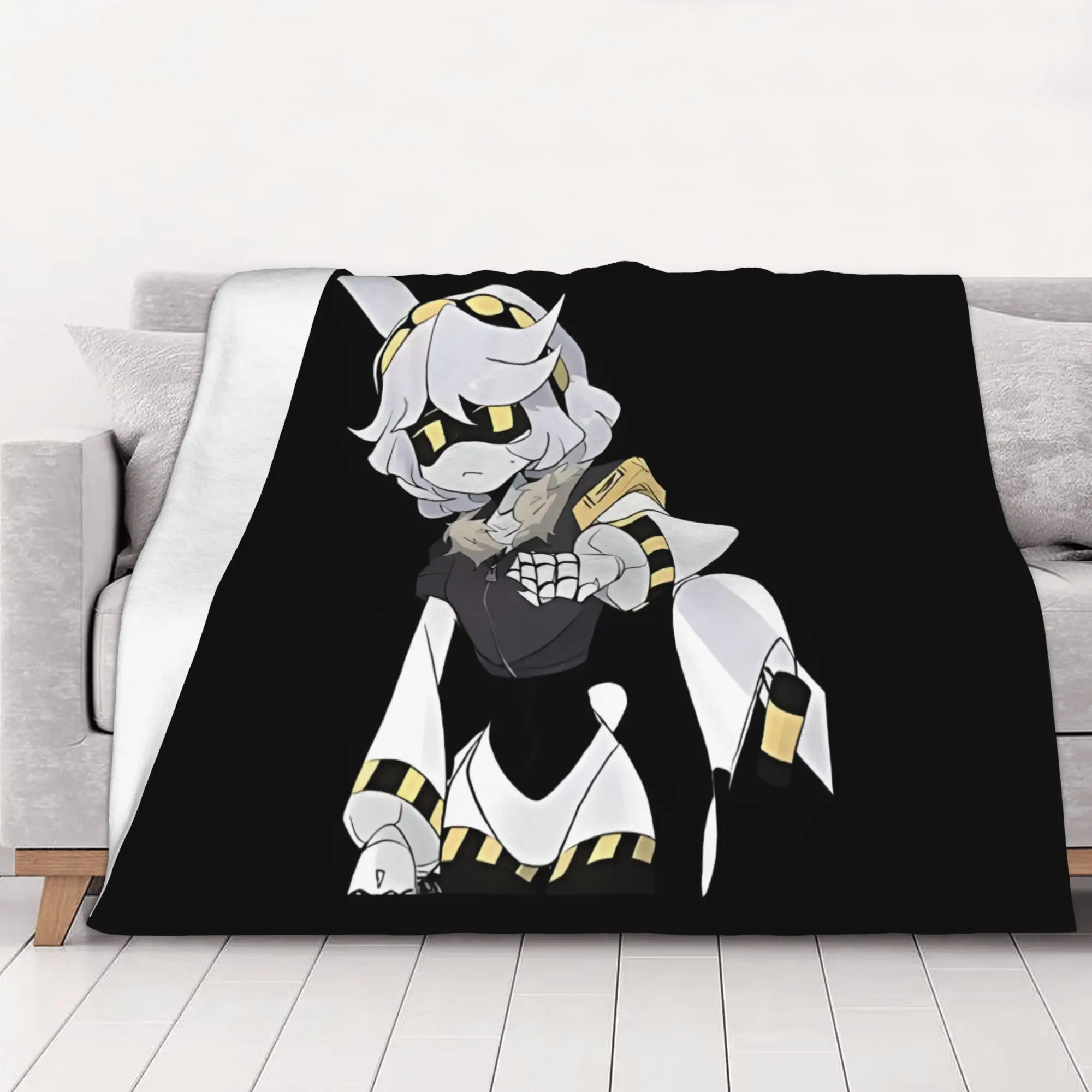 1PC home Cutecore Classic Murder Drones Blanket Super Cosy Plush Home Living Room Sofa halloween