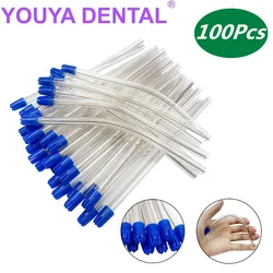 100Pcs/Pack Dental Disposable Saliva Ejector Aspirator Tube Oral Care Tool Low Volume Suction Tips Dentistry Clinic Consumables