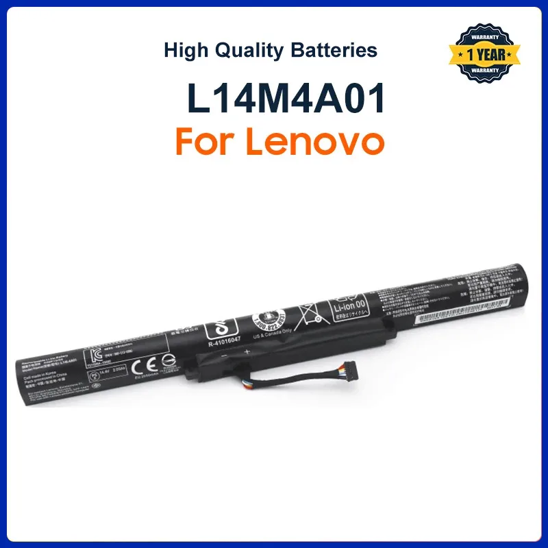 L14M4A01 Laptop Battery For Lenovo IdeaPad 500-15ISK 15ACZ V4000 Z41-70 Z51-70 L14M4E01 L14S4A01 L14L4A01 L14L4E01