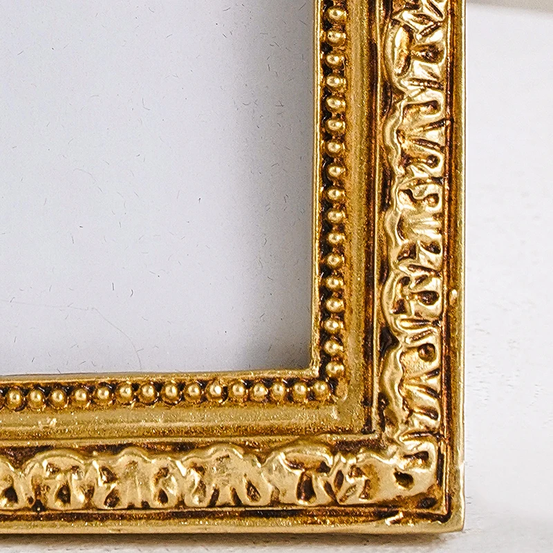 6/7 Inch Photo Frames For Home Decor Resin Vintage Photo Frame Living Room Decoration Desktop Party Gold Picture Frame Wedding