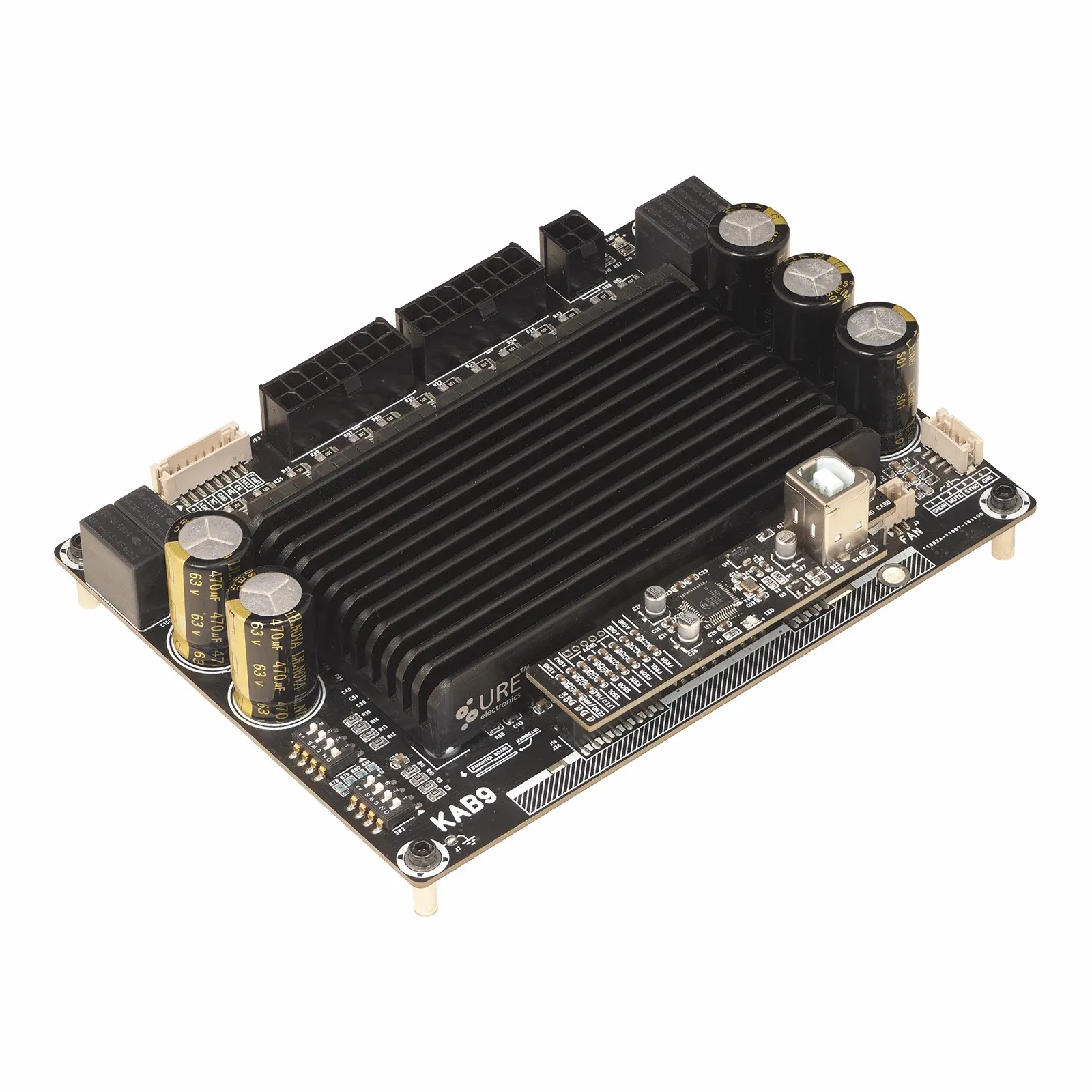 Berrybak 8 X 50W 6.1, 4.2, 4.0 CONFIGURABLE USB CODEC INPUT AUDIO AMPLIFIER BOARD FOR KIOSK