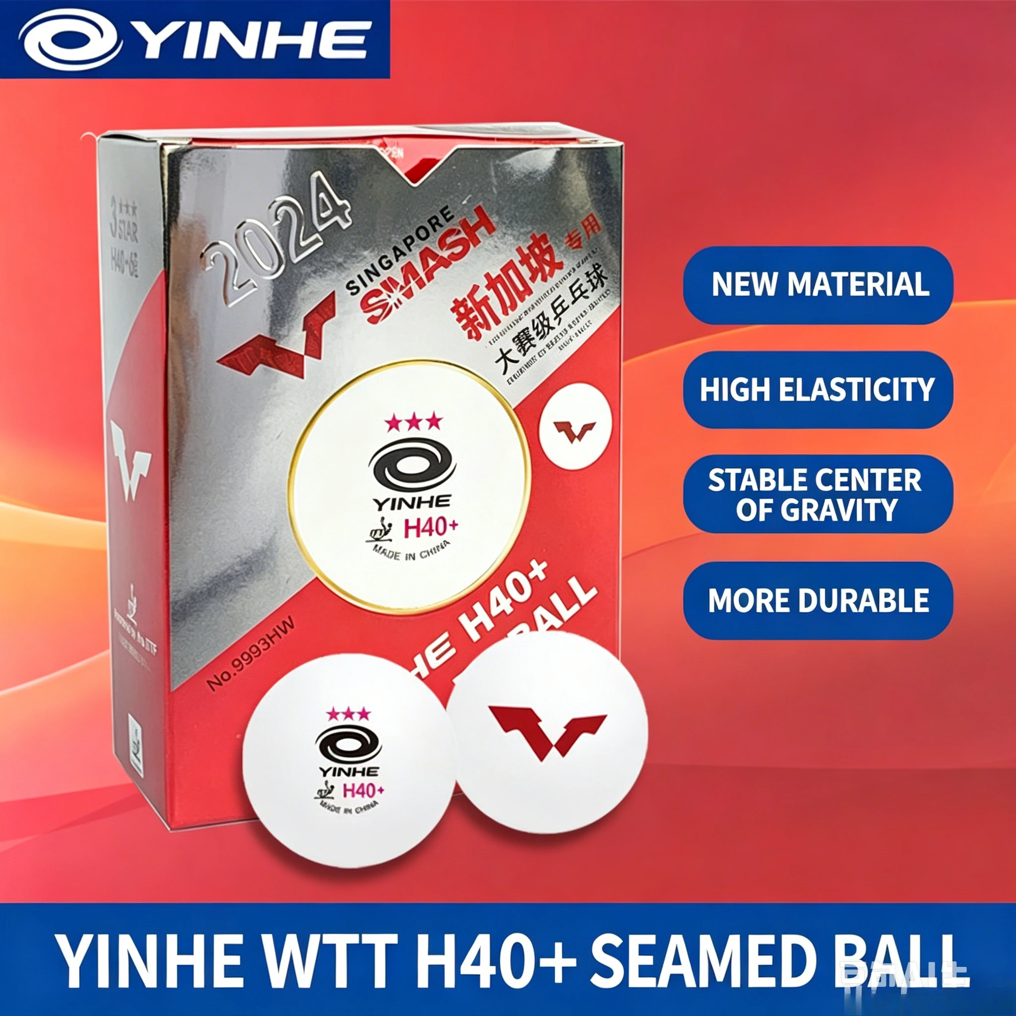 كرات تنس الطاولة YINHE WTT H40 - مراجعة Donic Table Tennis Ball وسعره