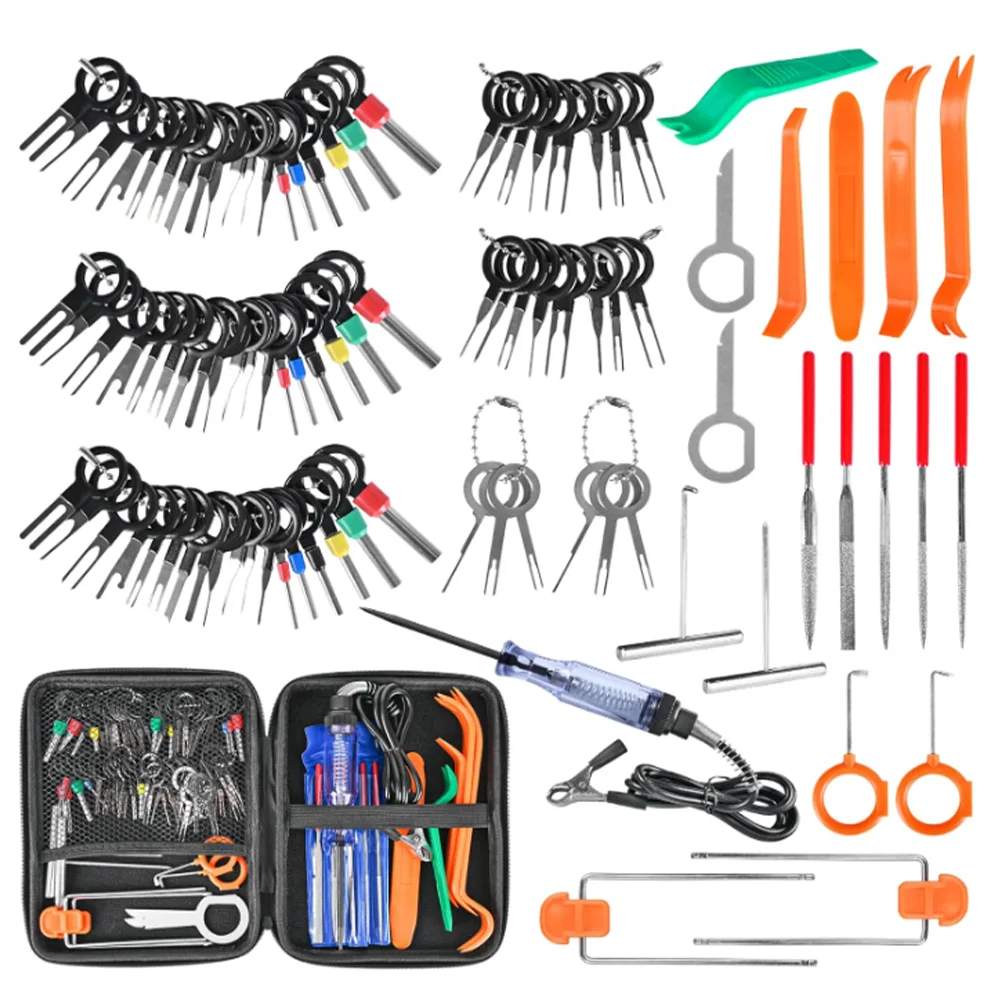 Terminal disassembly tool kit, 96 pieces, separation tool, electrical connector pin disassembly tool kit, pin extraction tool