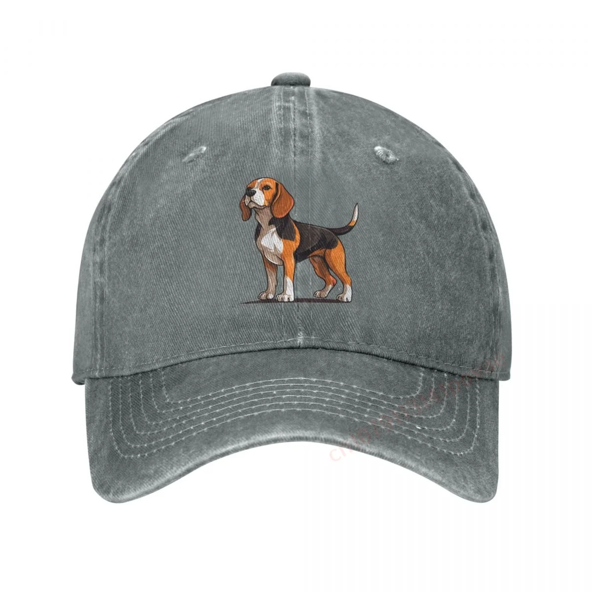 Cute Beagle Dog Denim Cap Men Women Unisex Soft Adjustable Dad Baseball Hat For Dog Lover Gift