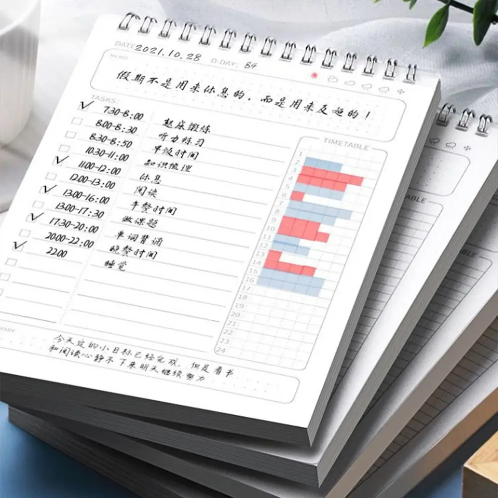 To Do List Planner Chart Checklist Portable Schedule Plate Self Inspection Form Student School Supplies