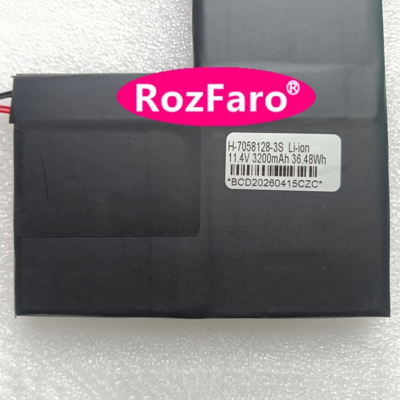 RozFaro For Toposh P8 P180 Crelander P8 Pocket Laptop Battery 7058128-3S WYC7058128-3S WYC7058128P For TENKU Pocket 8 Mini UMPC
