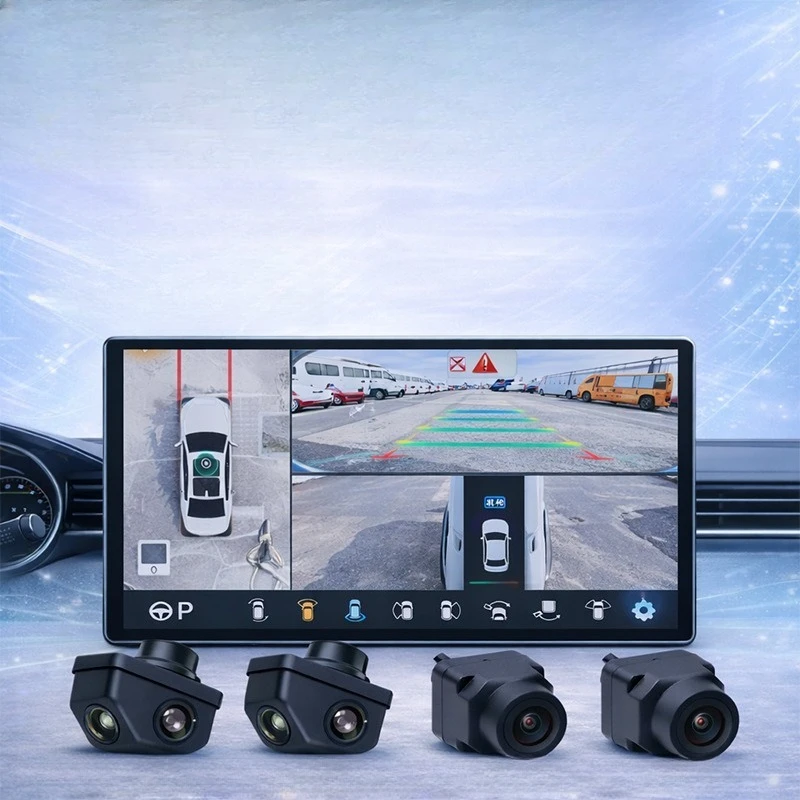 Android navigation panoramic screen all-in-one machine image driving recorder AI system 6-way 360-degree panoramic camera