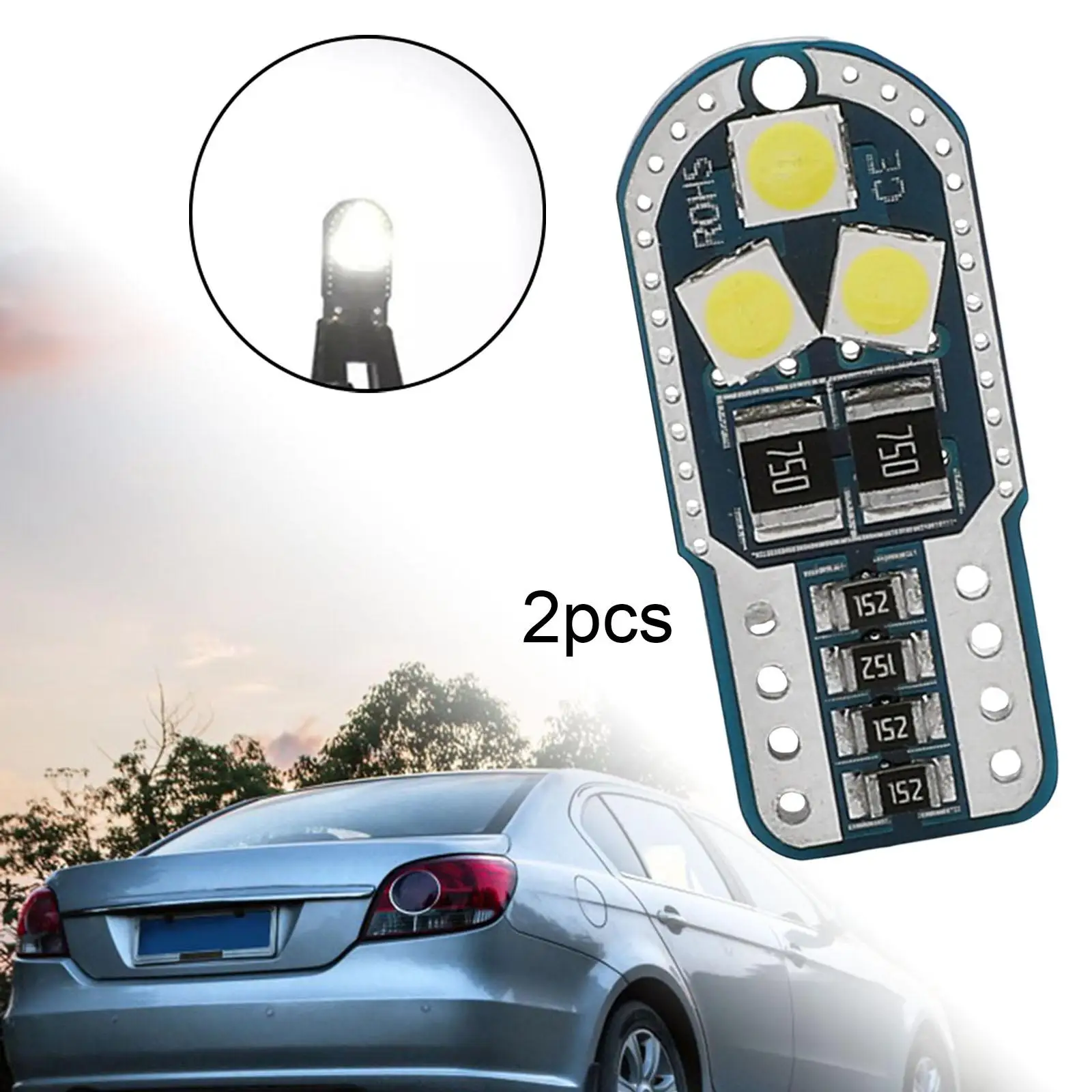 

W5W T10 194 168 LED Lights Bulb License Plate Lights Map Light Replacement